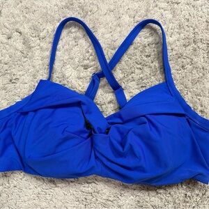 Athleta Women's Blue Bikini Top